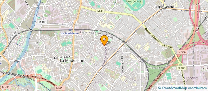 localisation de l'entreprise SCI NGO à MARCQ-EN-BARŒUL