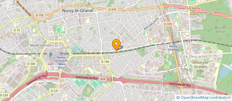 localisation de l'entreprise SCI NGOME  NOISY-LE-GRAND
