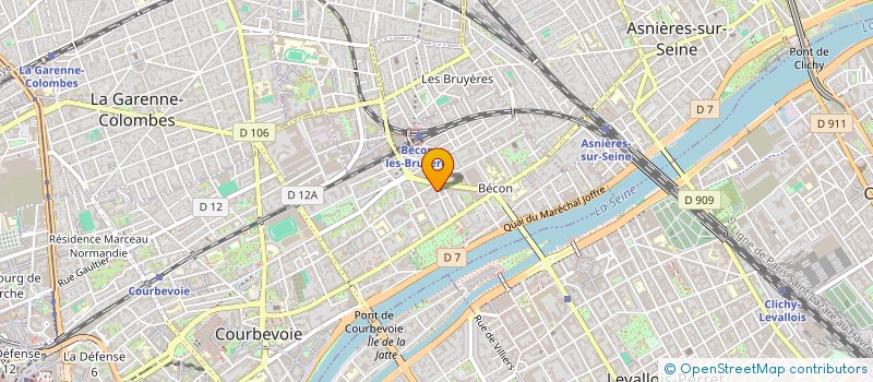 localisation de l'entreprise SCI NGOUENDEGUI à COURBEVOIE