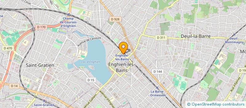 localisation de l'entreprise SCI NGOUNE INVESTMENT à ENGHIEN-LES-BAINS