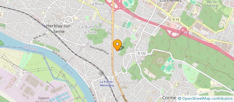 localisation de l'entreprise SCI NGUEMBOU  MONTIGNY-LES-CORMEILLES