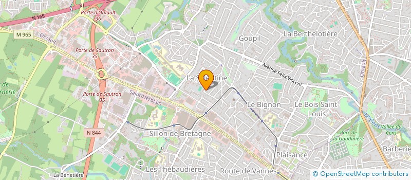 localisation de l'entreprise SCI NGUYEN à ORVAULT