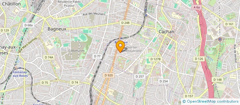 localisation de l'entreprise SCI NGUYEN  CACHAN