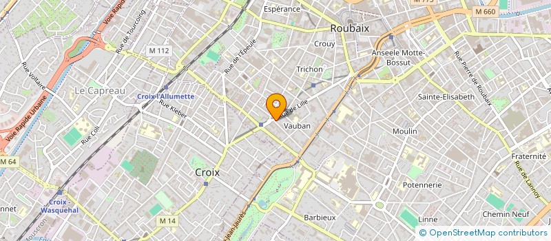 localisation de l'entreprise SCI NGUYEN  ROUBAIX