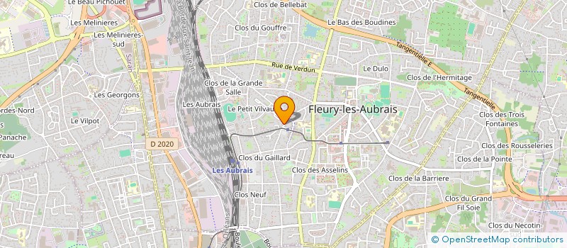 localisation de l'entreprise SCI NGUYEN FLEURY  FLEURY-LES-AUBRAIS