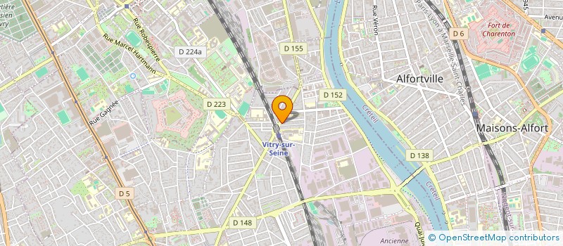 localisation de l'entreprise SCI NGUYEN LAPLANTE  VITRY-SUR-SEINE