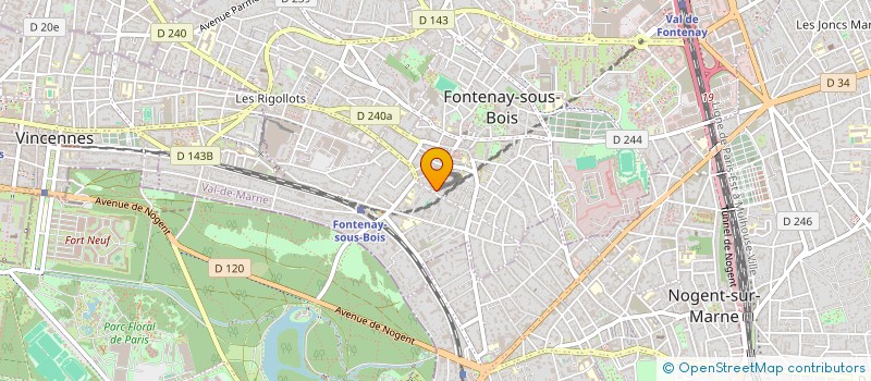 localisation de l'entreprise SCI NGUYEN QUOC  FONTENAY-SOUS-BOIS
