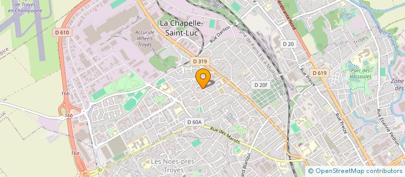 localisation de l'entreprise SCI NGUYEN VAN HOA à LA CHAPELLE-SAINT-LUC