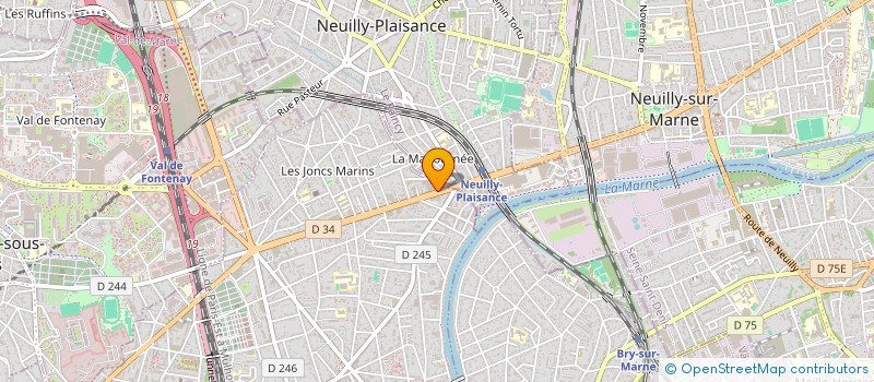 localisation de l'entreprise SCI NHAN  LE PERREUX-SUR-MARNE