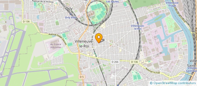 localisation de l'entreprise SCI NHK  VILLENEUVE-LE-ROI