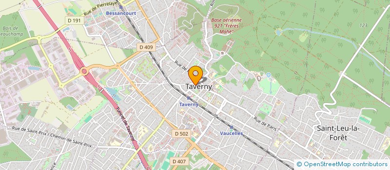 localisation de l'entreprise SCI NHL  TAVERNY