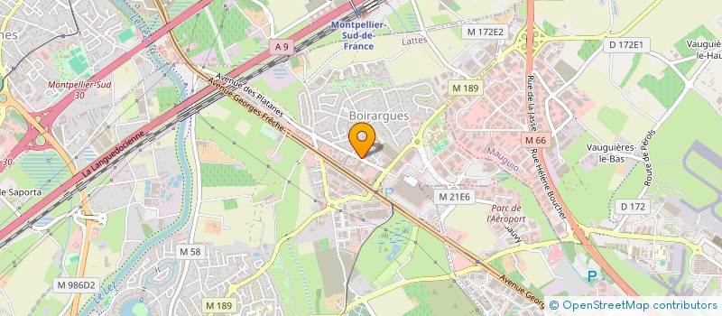 localisation de l'entreprise SCI NHOM à LATTES