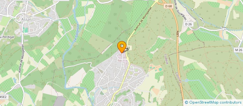 localisation de l'entreprise SCI NHOSAMUI  TEYRAN