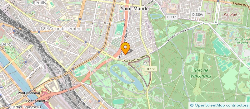 localisation de l'entreprise SCI NHTM à SAINT-MANDE