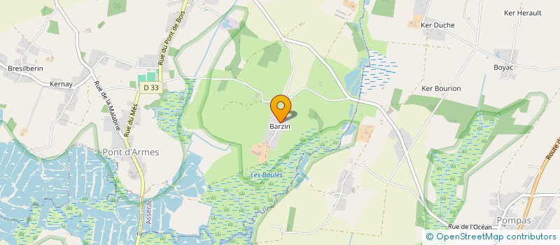 localisation de l'entreprise SCI NI COLORANT  ASSERAC