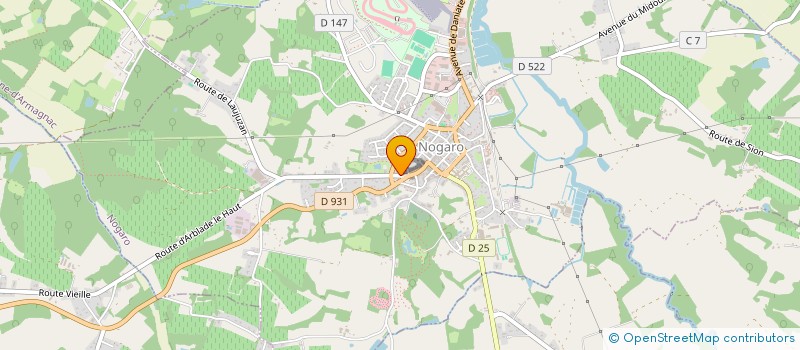 localisation de l'entreprise SCI NIAGER  NOGARO