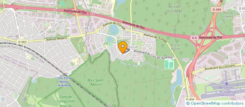 localisation de l'entreprise SCI NIALA  EMERAINVILLE