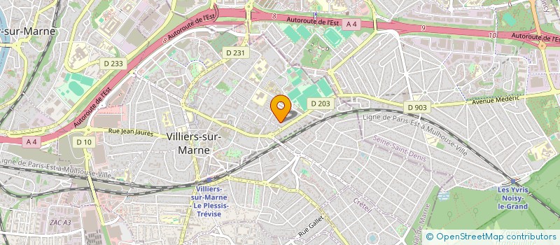 localisation de l'entreprise SCI NIAMPA ZONGO  VILLIERS-SUR-MARNE