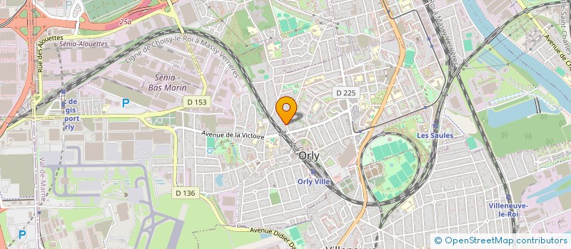 localisation de l'entreprise SCI NIAN.  ORLY