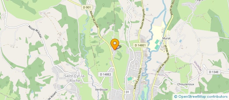 localisation de l'entreprise SCI NIASSAM  OBJAT