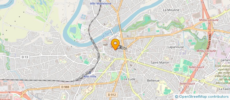 localisation de l'entreprise SCI NIBBIO à ALBI