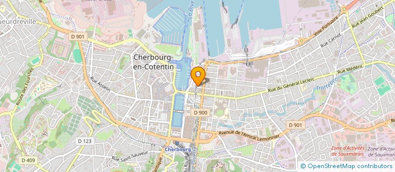 localisation de l'entreprise SCI NIBLAN à CHERBOURG-EN-COTENTIN