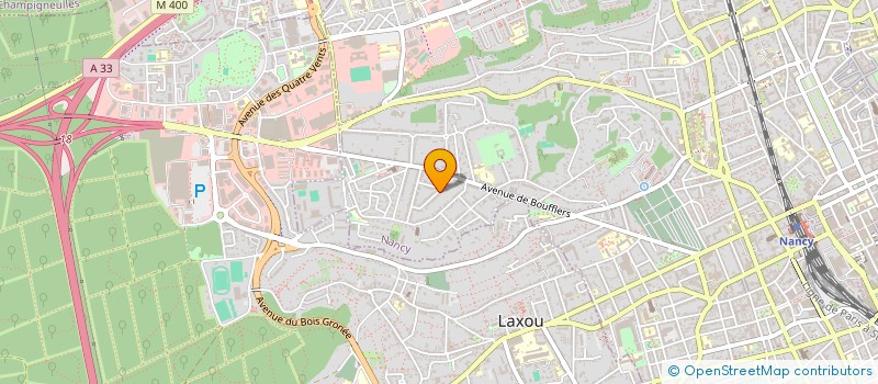 localisation de l'entreprise SCI NICA  NANCY