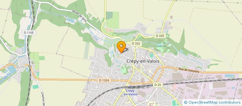 localisation de l'entreprise SCI NICADE  CREPY-EN-VALOIS