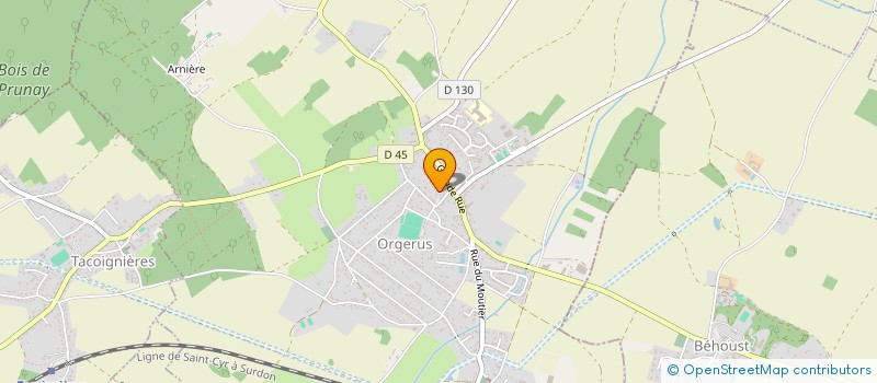 localisation de l'entreprise SCI NICARTHE  ORGERUS