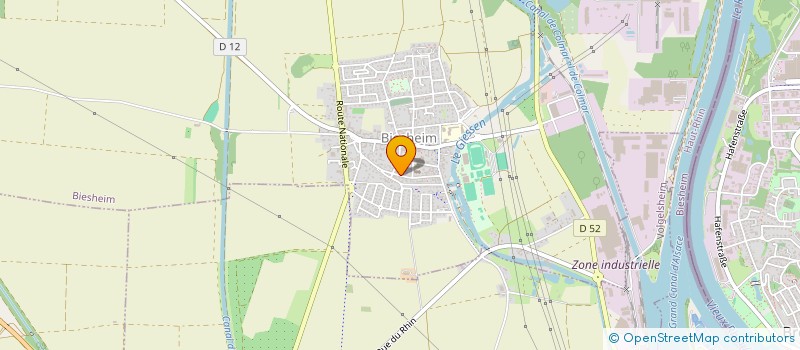 localisation de l'entreprise SCI NICATH  BIESHEIM