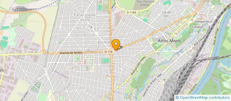 localisation de l'entreprise SCI NICAU à ATHIS-MONS