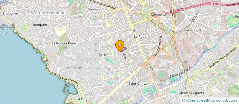 localisation de l'entreprise SCI NICAUD 3 à MARSEILLE