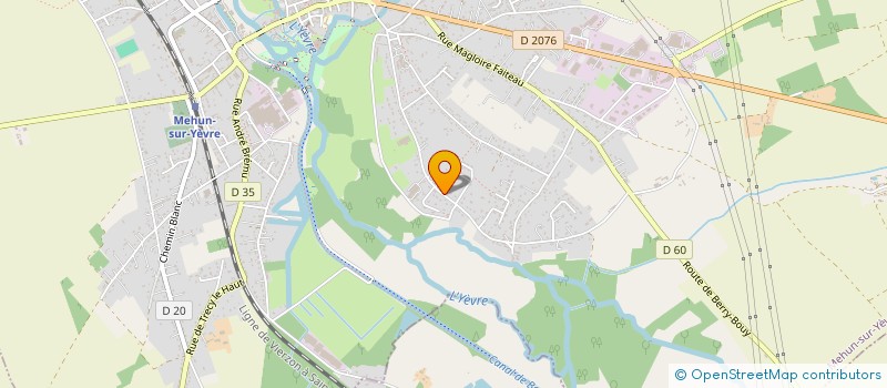 localisation de l'entreprise SCI NICAULU  MEHUN-SUR-YEVRE