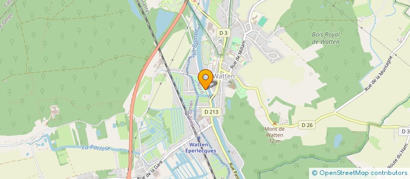 localisation de l'entreprise SCI NICAUSER  WATTEN