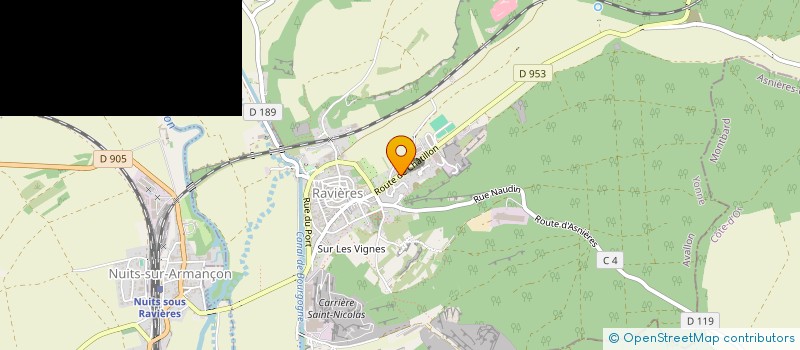 localisation de l'entreprise SCI NICAUT BOURCY  RAVIERES