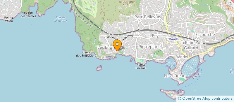 localisation de l'entreprise SCI NICCOR à BANDOL