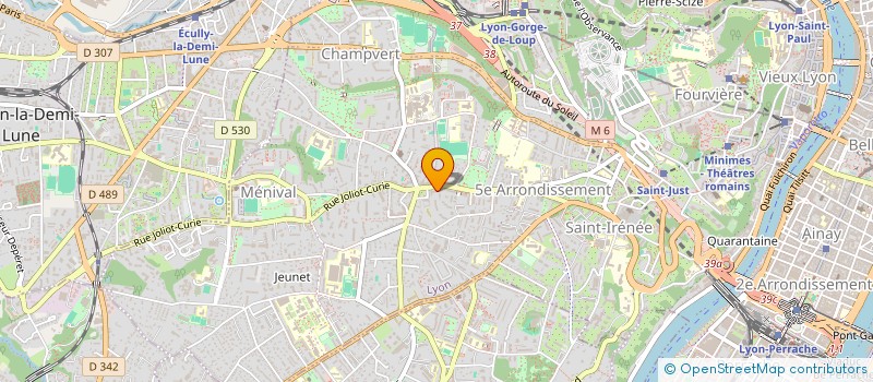 localisation de l'entreprise SCI NICE  LYON