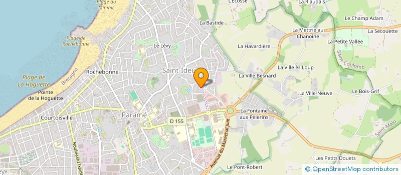 localisation de l'entreprise SCI NICE AZUR  SAINT-MALO