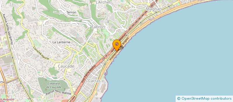 localisation de l'entreprise SCI NICE LANTERNE à NICE