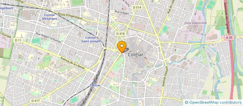 localisation de l'entreprise SCI NICE PATRIMOINE  COLMAR