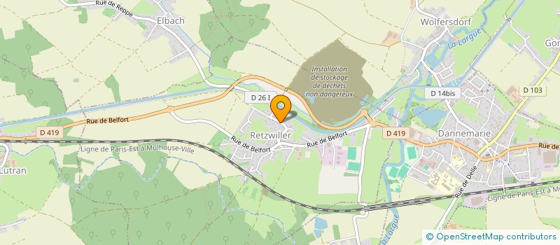 localisation de l'entreprise SCI NICE PLACE  RETZWILLER