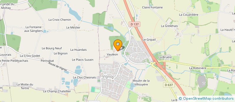 localisation de l'entreprise SCI NICEA  VIGNOC