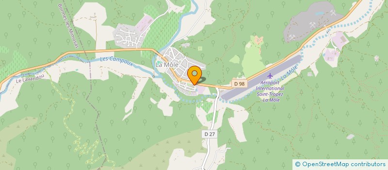 localisation de l'entreprise SCI NICELIS 2  LA MOLE