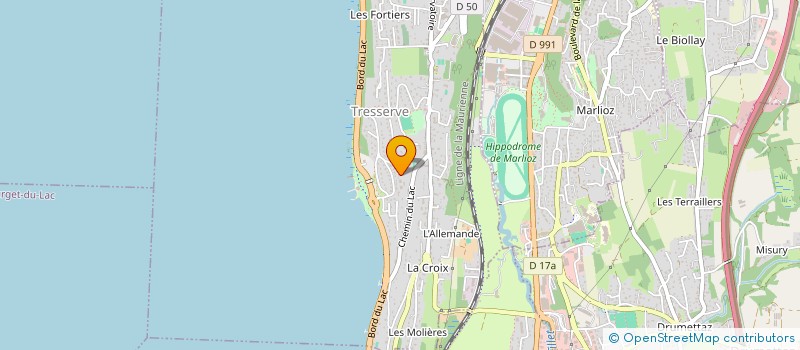 localisation de l'entreprise SCI NICEPHORE  LE BOURGET-DU-LAC