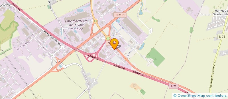 localisation de l'entreprise SCI  NICEPHORE  BOURGES