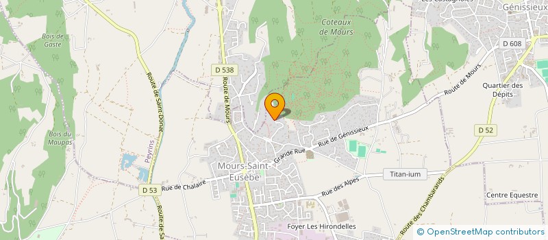 localisation de l'entreprise SCI NICHRISO  MOURS-SAINT-EUSEBE