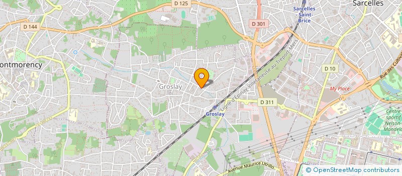 localisation de l'entreprise SCI NICI  GROSLAY