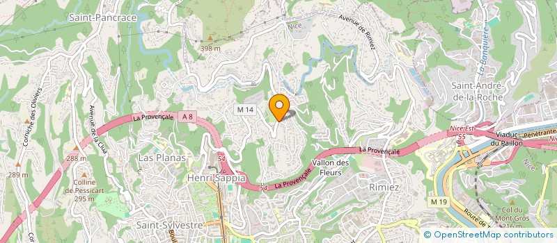 localisation de l'entreprise SCI NICIRIS  NICE