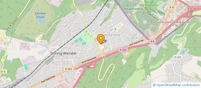 localisation de l'entreprise SCI NICK  STIRING-WENDEL