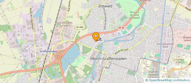 localisation de l'entreprise SCI NICKEL 73  OSTWALD